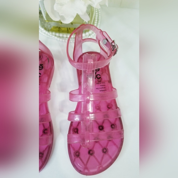 Zoe & Zac Pink Jelly Sandals - Picture 4 of 7